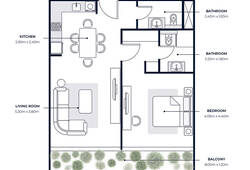 1 bedroom apartment